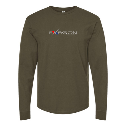 Men's Exagon Engineering Logo Long Sleeve T-Shirt