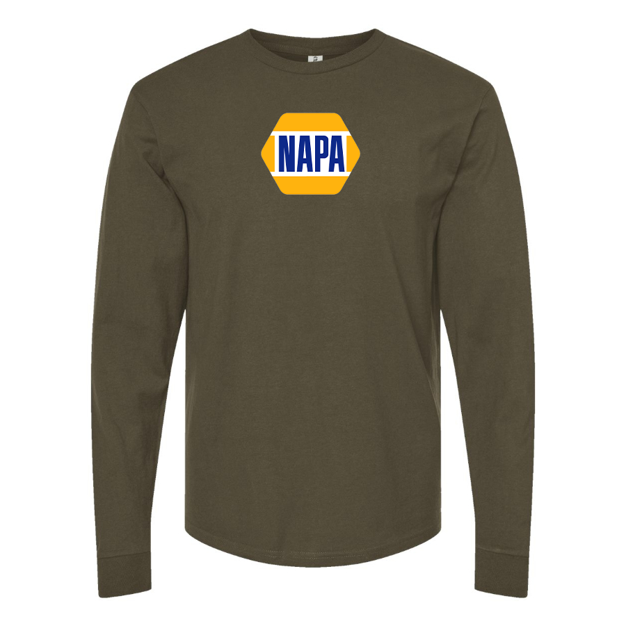 Men's Napa  Logo Cotton Long Sleeve T-Shirt