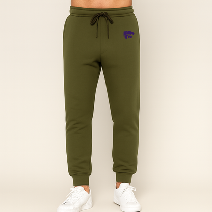Men's Kansas State Wildcats Logo Joggers Sweatpants