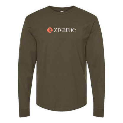 Men's Zivame Logo Cotton Long Sleeve T-Shirt
