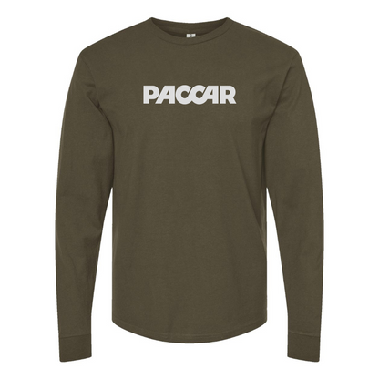 Men's Paccar Logo Cotton Long Sleeve T-Shirt