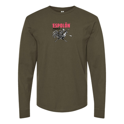 Men's Espolon Logo Cotton Long Sleeve T-Shirt