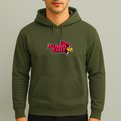 Men's Illinois State Redbirds Logo Pullover Hoodie