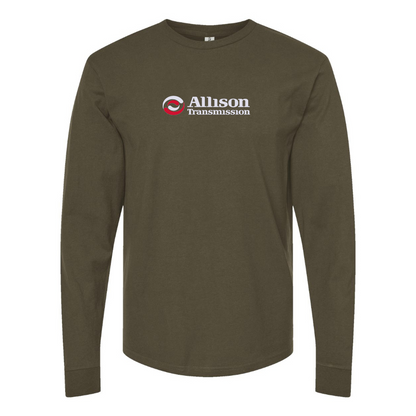 Men's Allison Transmission Logo Cotton Long Sleeve T-Shirt