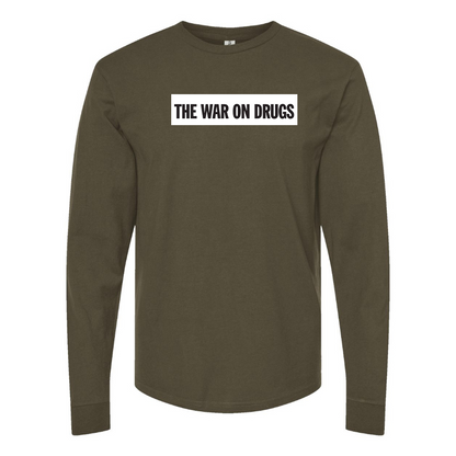 Men's The War on Drugs Logo Cotton Long Sleeve T-Shirt