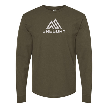 Men's Gregory Logo Cotton Long Sleeve T-Shirt