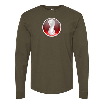 Men's Devon Motorworks Logo Cotton Long Sleeve T-Shirt