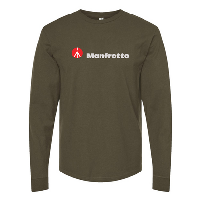 Men's Manfrotto Logo Cotton Long Sleeve T-Shirt