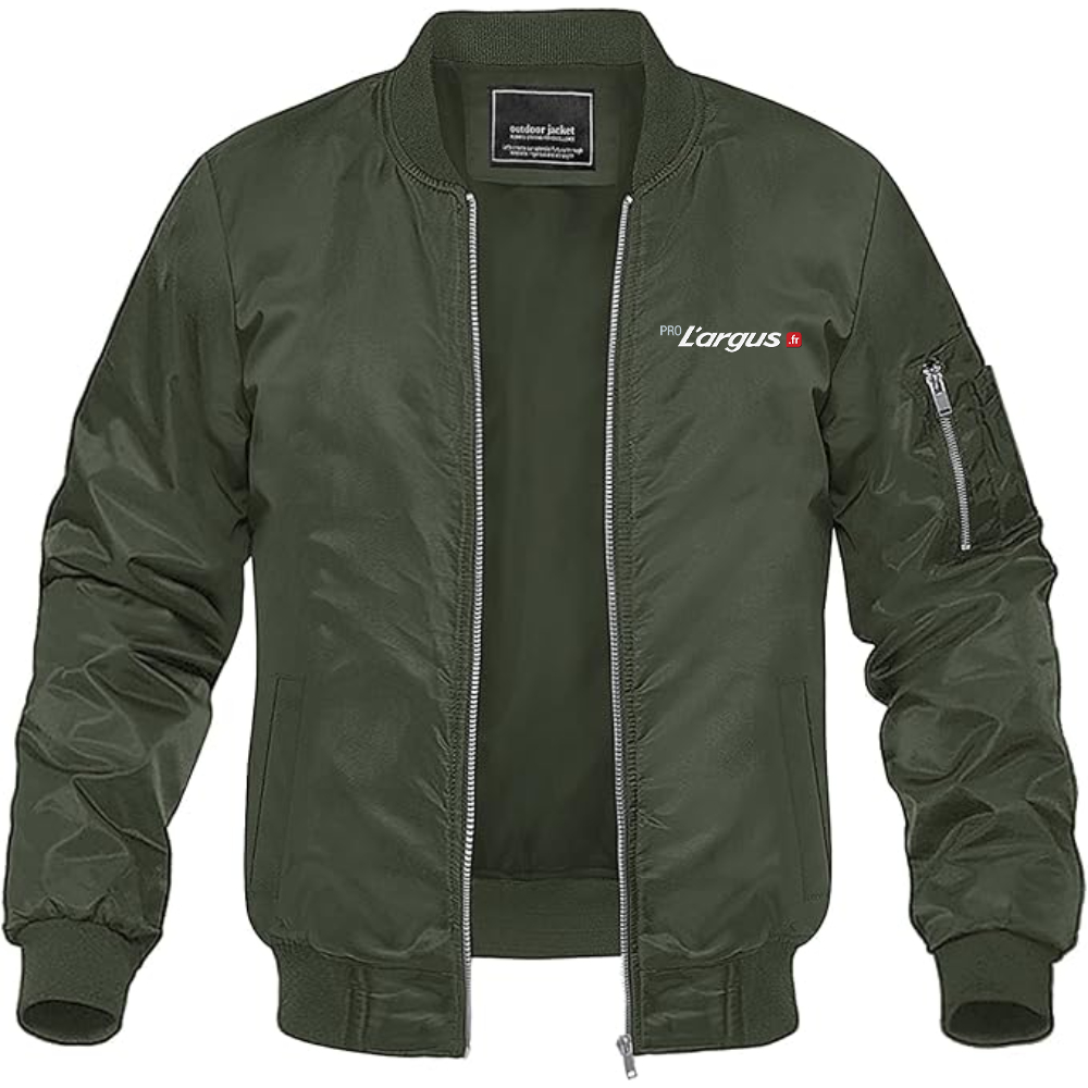 Men's Pro Largus Lightweight Bomber Jacket Windbreaker Softshell Varsity Jacket Coat