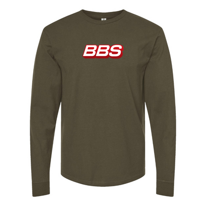 Men's BBS Logo Cotton Long Sleeve T-Shirt