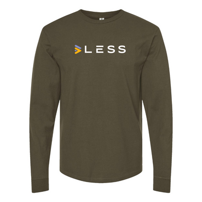 Men's LOGO LESS Logo Cotton Long Sleeve T-Shirt