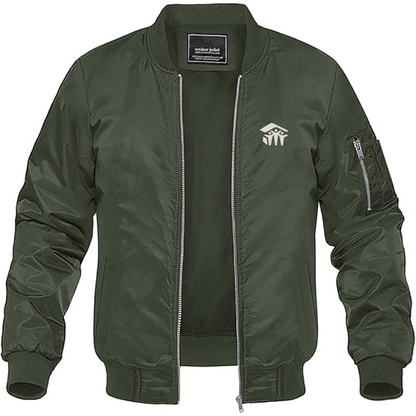 Men's Habitat for Humanity Logo Lightweight Bomber Jacket Windbreaker Softshell Varsity Jacket Coat