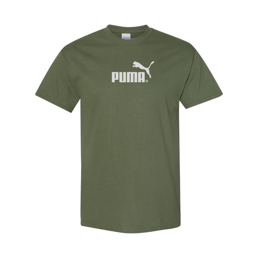 Men's Puma Logo Cotton T-Shirt