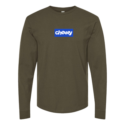 Men's chewy Logo Cotton Long Sleeve T-Shirt