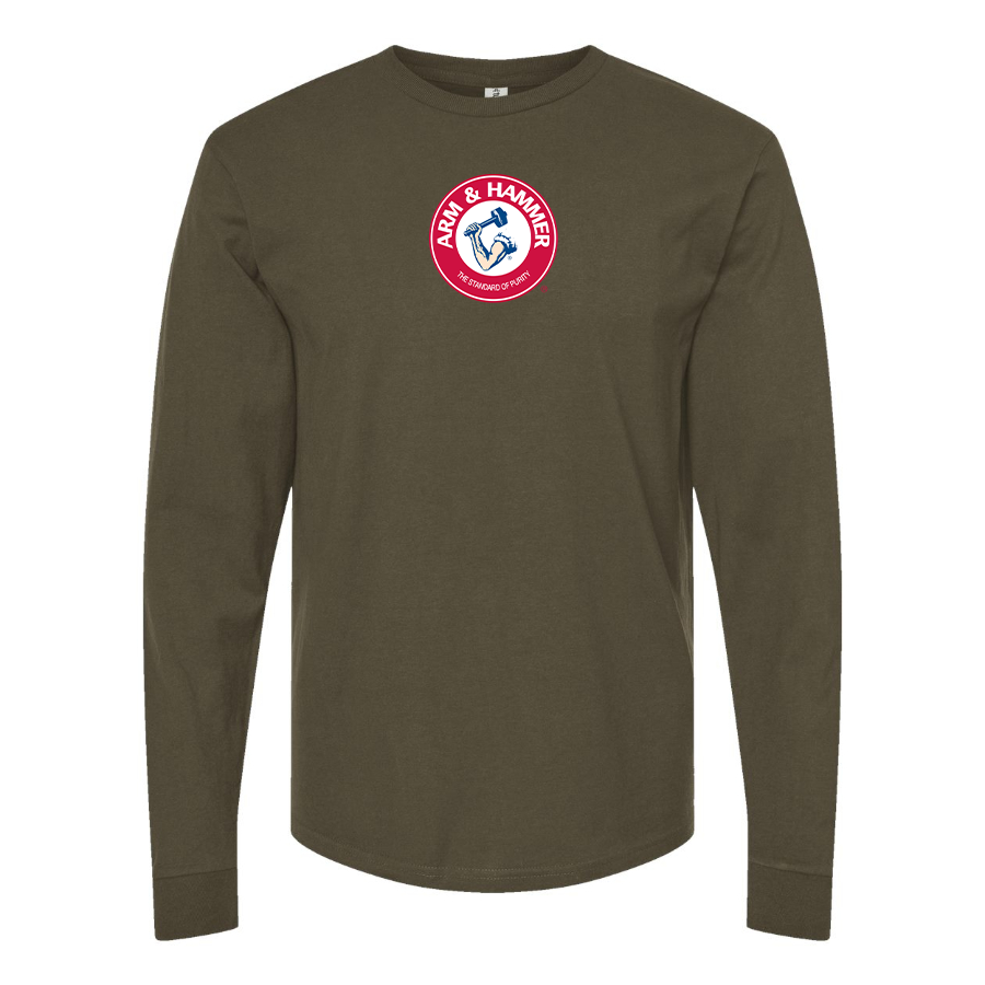 Men's Arm Hammer Logo Cotton Long Sleeve T-Shirt