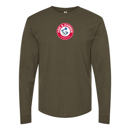 Men's Arm Hammer Logo Cotton Long Sleeve T-Shirt