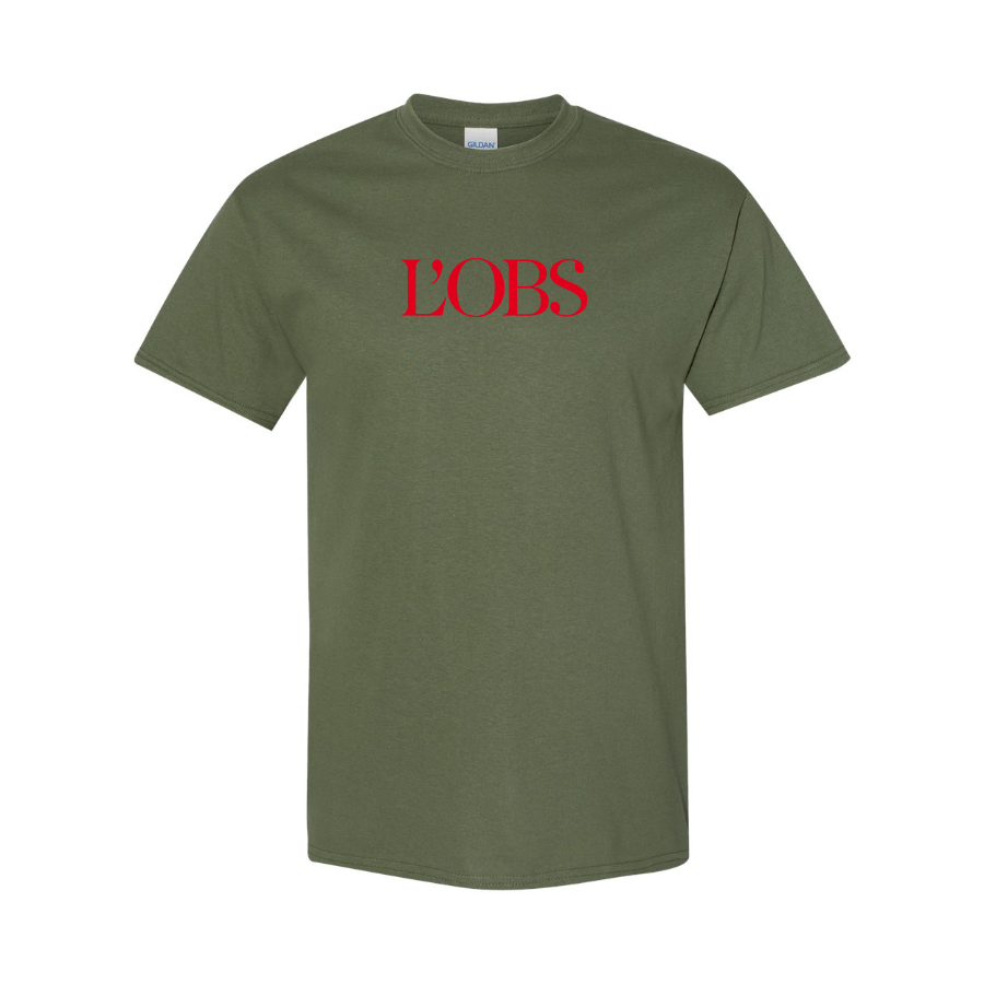 Men's L'OBS Logo Cotton T-Shirt