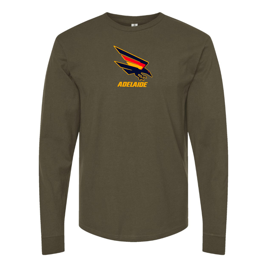 Men's Adelaide Crows  Logo Cotton Long Sleeve T-Shirt