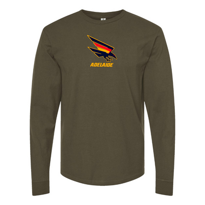 Men's Adelaide Crows  Logo Cotton Long Sleeve T-Shirt