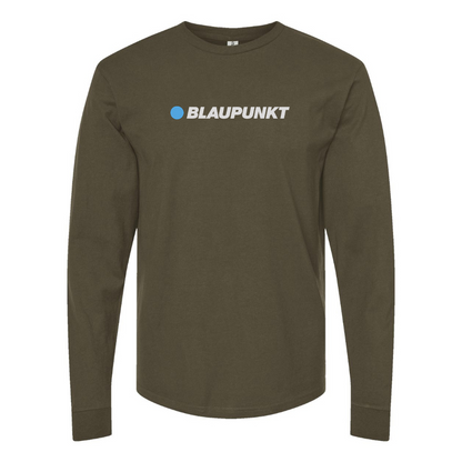 Men's Blaupunkt Logo Cotton Long Sleeve T-Shirt