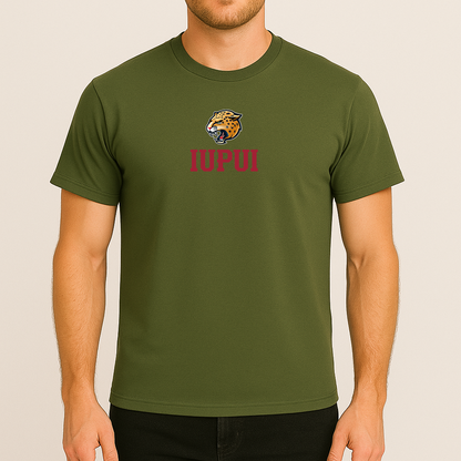 Men's IUPUI Jaguars Logo Cotton T-Shirt