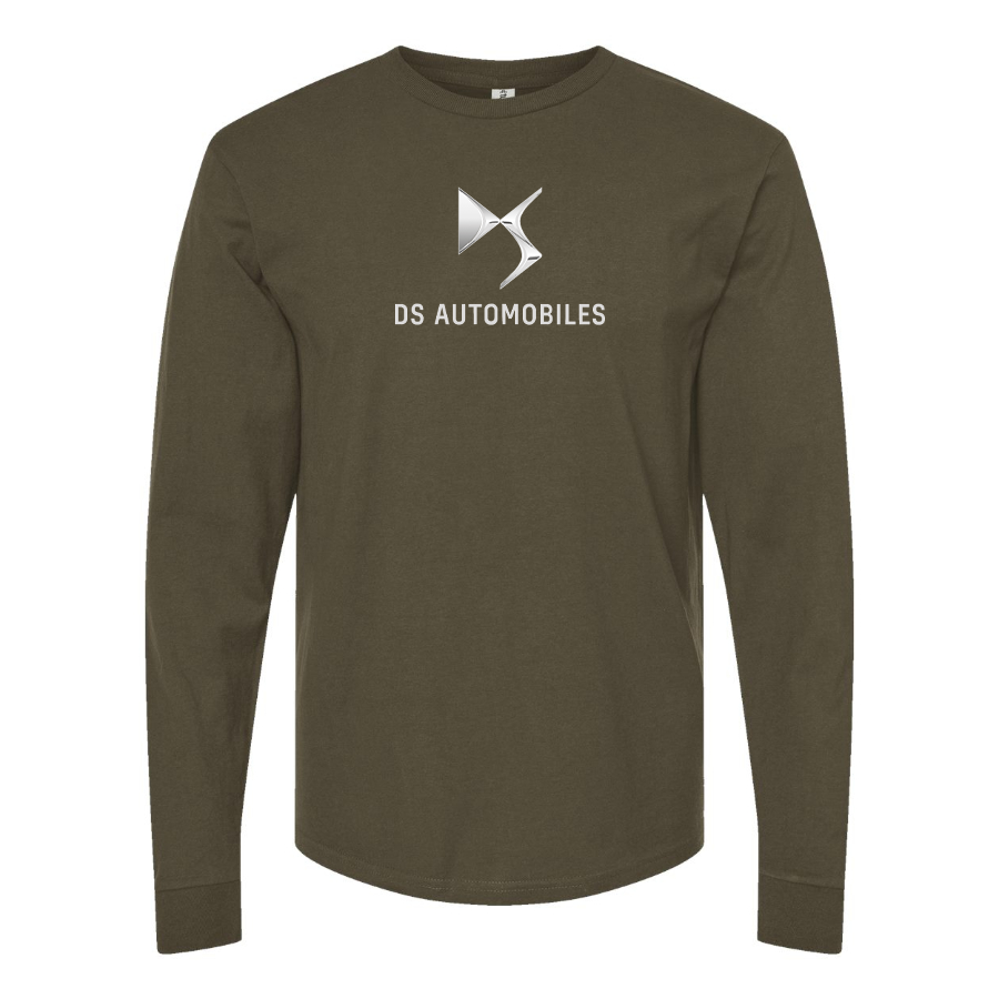 Men's DS Logo Cotton Long Sleeve T-Shirt