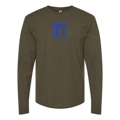 Men's ARO Logo Cotton Long Sleeve T-Shirt