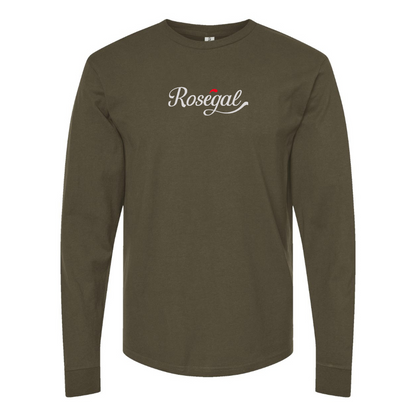 Men's Rosegal Logo Cotton Long Sleeve T-Shirt
