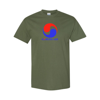 Men's Korean Air Logo Cotton T-Shirt