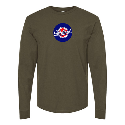 Men's Packard Logo Cotton Long Sleeve T-Shirt