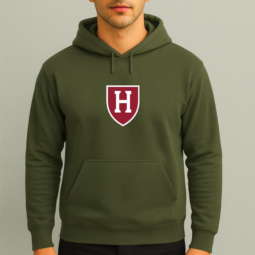 Men's Harvard Crimson Logo Pullover Hoodie