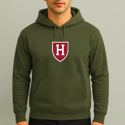 Men's Harvard Crimson Logo Pullover Hoodie