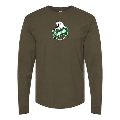 Men's Asquith Logo Cotton Long Sleeve T-Shirt
