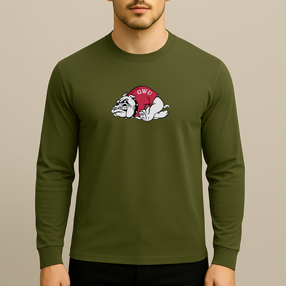 Men's Gardner Webb Bulldogs Logo Long Sleeve T-Shirt
