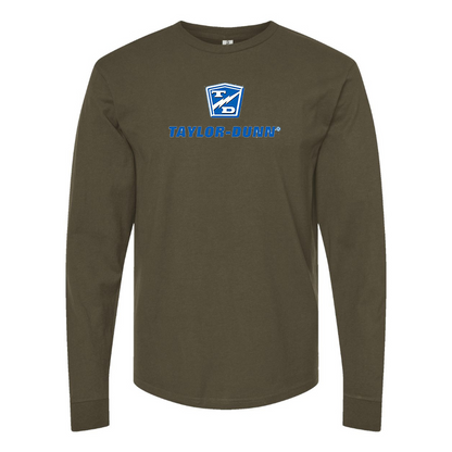 Men's Taylor Dunn Logo Cotton Long Sleeve T-Shirt