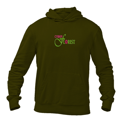Men's Cyber Florist Logo Pullover Hoodie