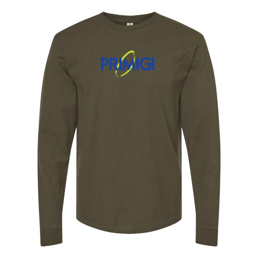Men's Primigi Logo Cotton Long Sleeve T-Shirt
