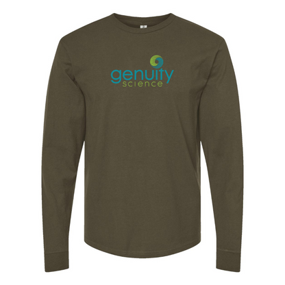 Men's Genuity Science  Logo Cotton Long Sleeve T-Shirt
