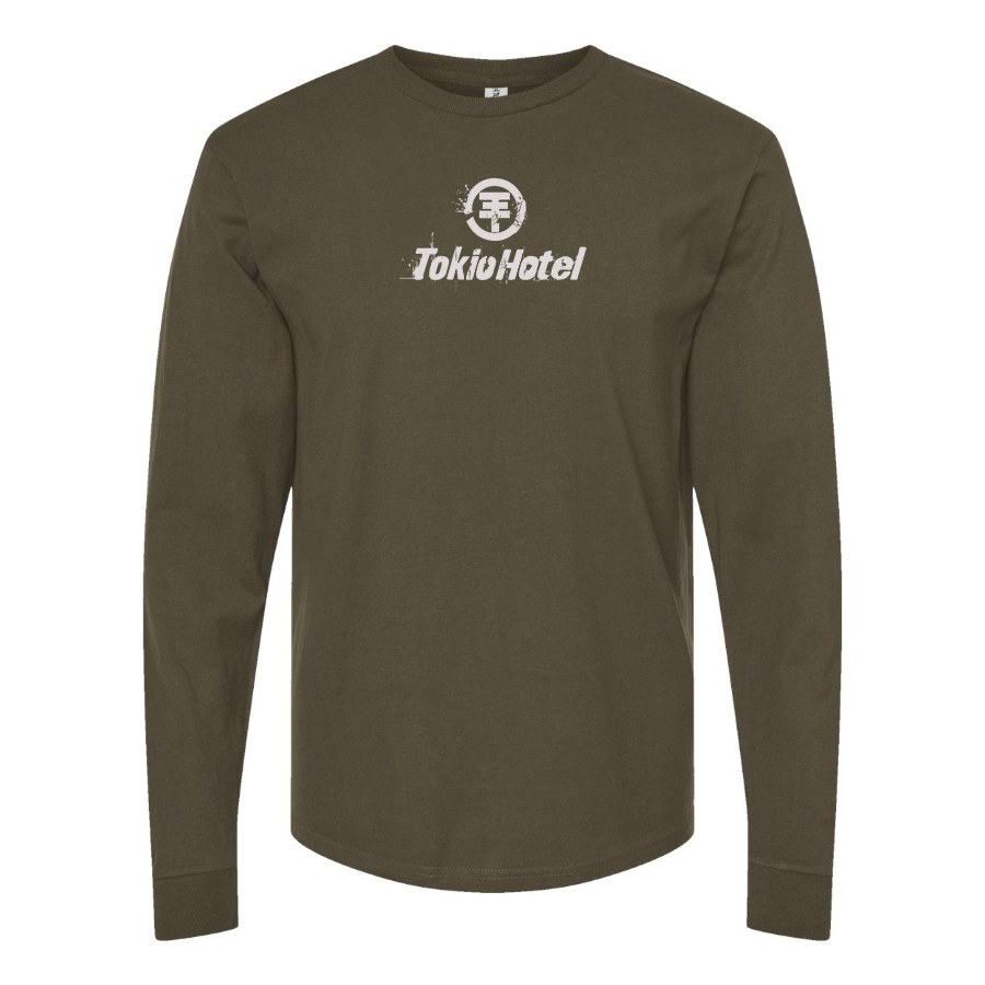 Men's Tokio Hotel Full Logo Cotton Long Sleeve T-Shirt