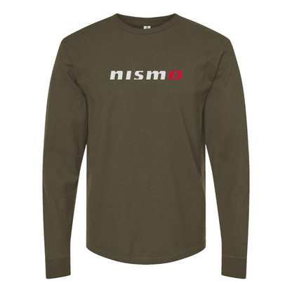 Men's Nismo Logo Cotton Long Sleeve T-Shirt