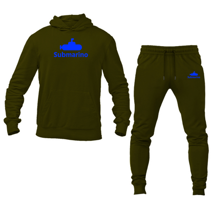 Men's Submarino Logo Hoodie Joggers Set