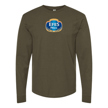 Men's Efes Logo Cotton Long Sleeve T-Shirt