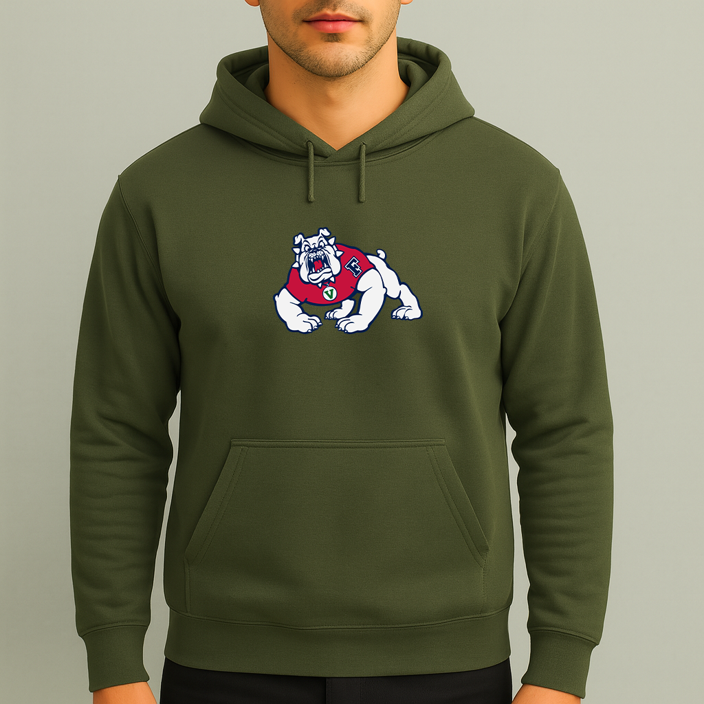Men's Fresno State Bulldogs Logo Pullover Hoodie