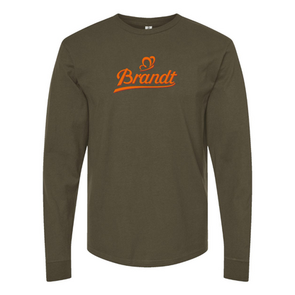 Men's Brandt Zwieback  Logo Cotton Long Sleeve T-Shirt