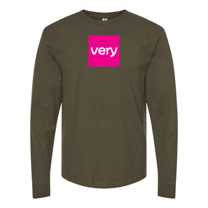 Men's Very Logo Cotton Long Sleeve T-Shirt