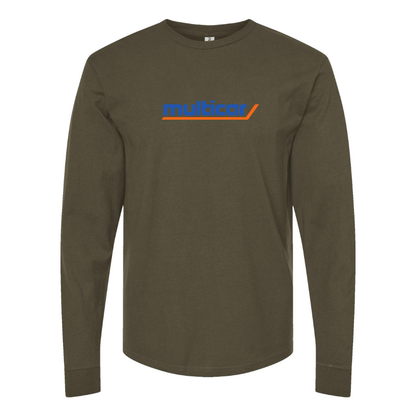 Men's Multicar  Logo Cotton Long Sleeve T-Shirt