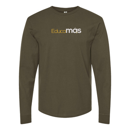 Men's EducaMAS Logo Cotton Long Sleeve T-Shirt