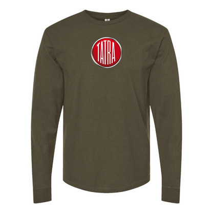 Men's Tatra Logo Cotton Long Sleeve T-Shirt