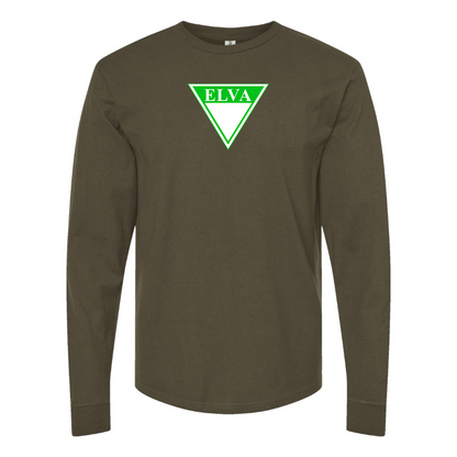 Men's Elva Logo Long Sleeve T-Shirt