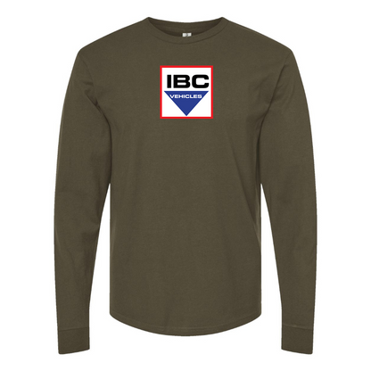 Men's IBC Vehicles Logo Cotton Long Sleeve T-Shirt
